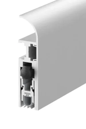 Perfil de aluminio para puertas correderas de alta calidad y durabilidad.